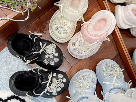 6663  甜美风小蛮腰女款棉鞋34-40