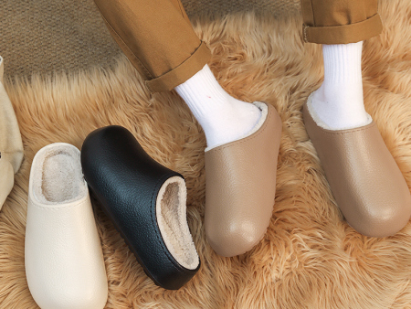 6667   光版情侣款皮纹半拖36-45