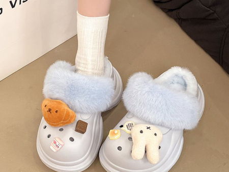 6672  米菲兔饰扣小蛮腰女款棉鞋34-40