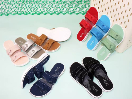 6691 魔术扣可调节女款一字拖36-41