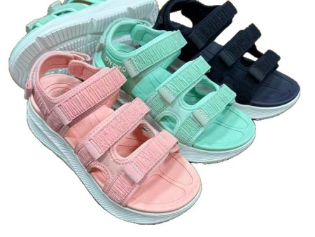 6705 三条带褶皱踩屎感凉鞋女36-41