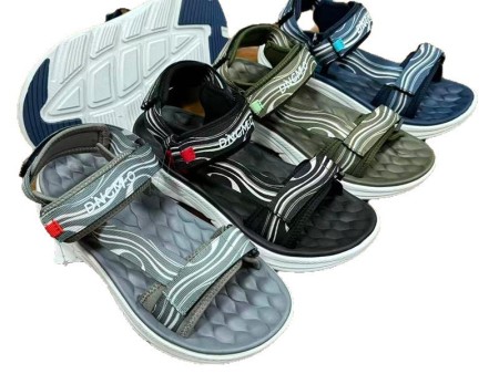 6701 斑马纹织带男士沙滩凉鞋40-45