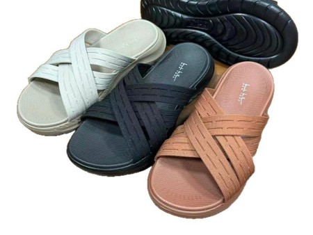 6712 交叉踩屎感一字拖女36-41