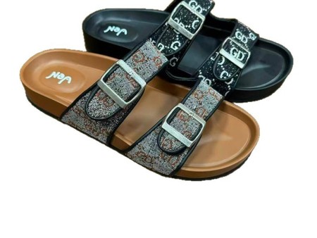 6711 老花情侣博肯拖鞋36-45