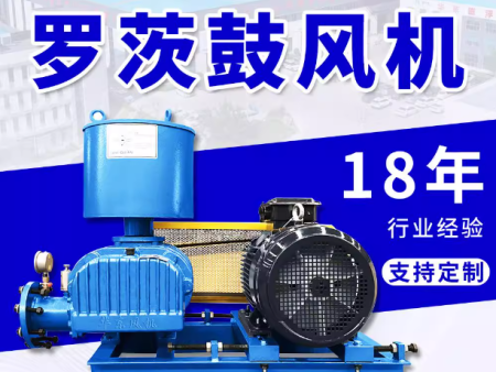 三叶罗茨风机鱼塘增氧机气力输送污水处理水产养殖曝气高压鼓风机