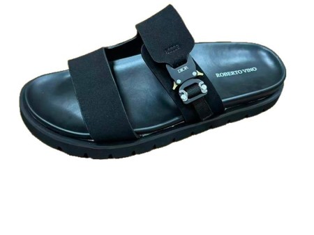 6708 搭扣双带男士一字拖40-45