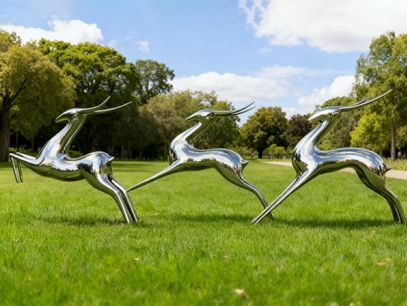 不锈钢雕塑-三羊开泰雕塑