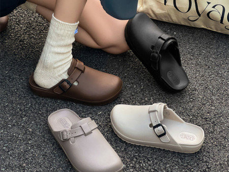 6729  情侣博肯包头鞋35-45