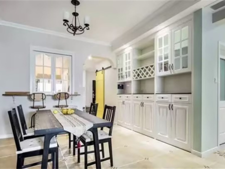 酒柜+餐边柜组合