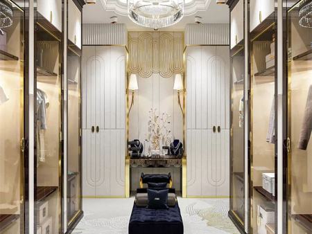 轻奢风衣帽间，让生活变得更有质感!