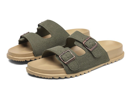 6730  情侣博肯双带一字拖35-45 