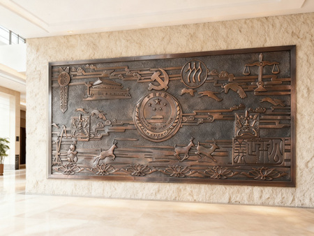 铜浮雕-检察院题材