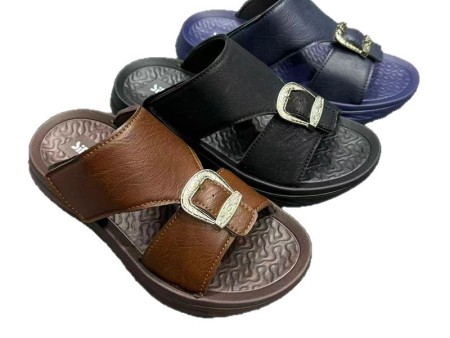 6740 男士口扣一字拖40-45