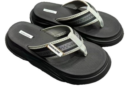 6735 男士闪电纹路人字拖40-45