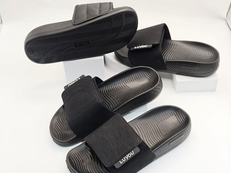 6749  多款厚底魔术贴男款一字拖40-45