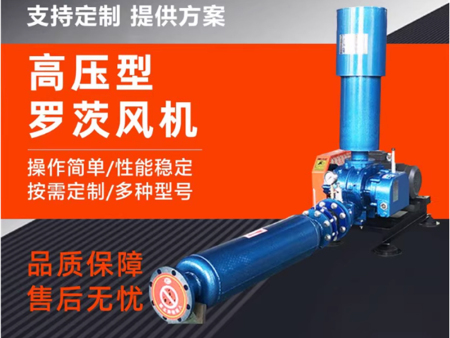 三叶罗茨鼓风机输送高压曝气鱼塘增氧曝气机污水处理水产养殖气力