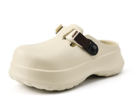 6758 女款双侧扣厚底包头鞋35-40