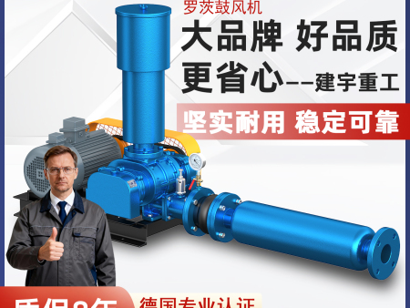三叶罗茨风机气力输送旋转供料器水产养殖风机沼气曝气增压风机