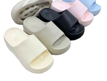 6790 女款纯色增高一字拖35-40