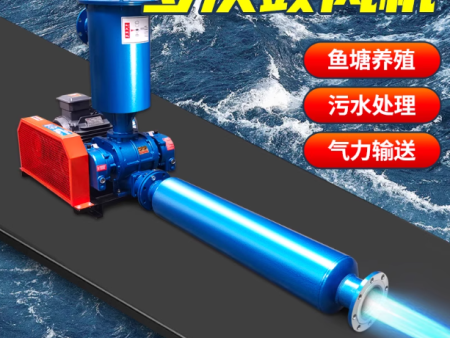 罗茨鼓风机气力输送污水处理鱼塘暴气罗氏高压三叶罗茨风机增氧机
