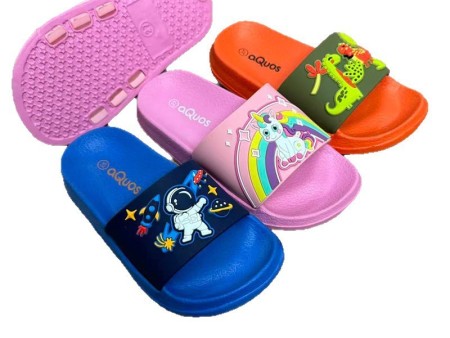  6813 儿童卡通一字拖24-35