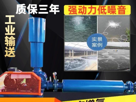 三叶罗茨鼓风机高压曝气水产养殖污水处理鱼塘增氧机鼓风机增氧机