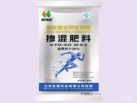 芭特旺聚肽螯合钾掺混肥30-0-6