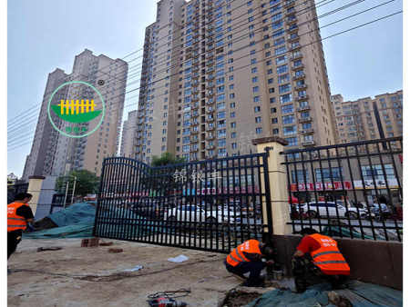 普通铁艺大门 小型铁艺门 方管铁艺大门 