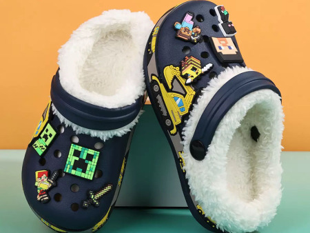 6840 我的 世界饰扣儿童棉鞋22-35