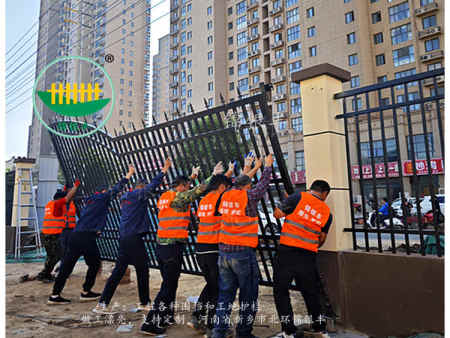 方管铁艺大门 来图定制 安装方便快捷 