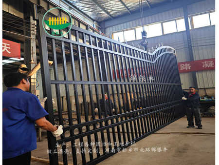 小区铁艺大门 大尺寸铁艺门 2