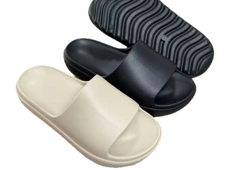 6844 情侣纯色厚底一字拖36-45（单码）