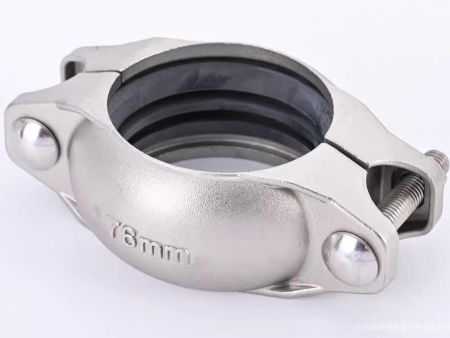 不锈钢沟槽管件-卡箍