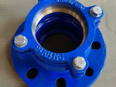 法兰式锁环防脱补偿连接器