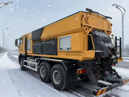 前扫/后预湿撒布 综合除雪车