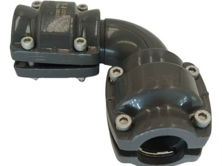 铝合金快装凸槽式管件-弯头