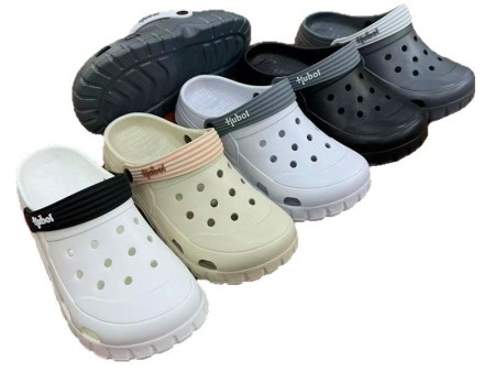 6853 男士条纹带厚底洞洞鞋40-45