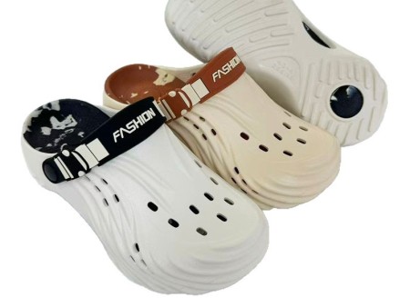 6864  迷彩波浪男士洞洞鞋 40-45