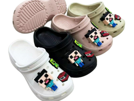 6882 儿童乐高饰扣洞洞鞋24-35