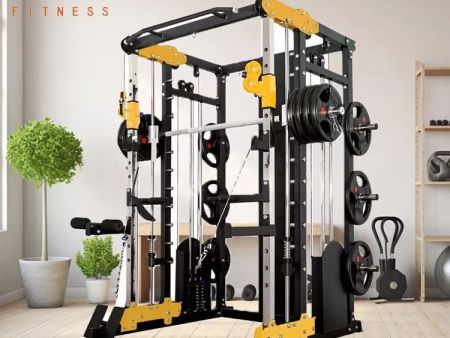 军霞JX-DS934多功能飞鸟双杠力量龙门架深蹲卧推架综合训练器