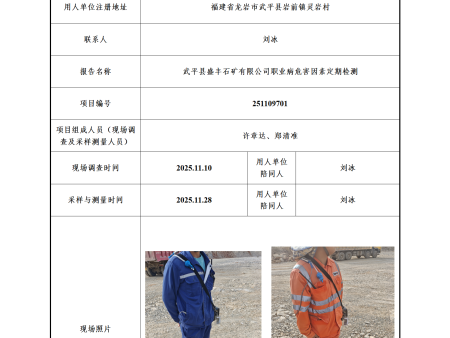 武平县盛丰石矿有限公司