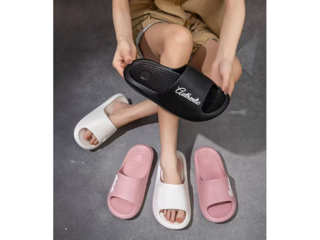 6910 男女纯色颗粒感按摩拖鞋 36-45