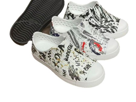 6920  儿童小白鞋印花24-35