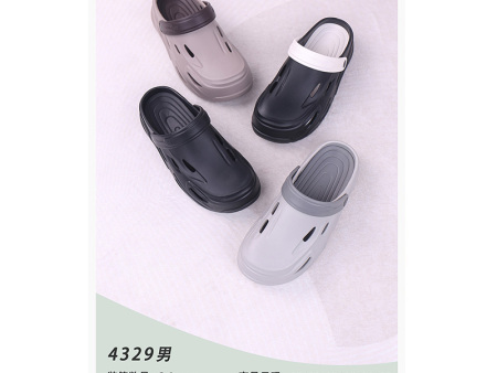 6961 男士方头洞洞鞋厚底40-45