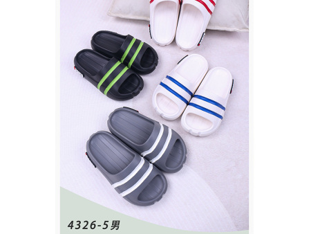 6960 男士滴塑条纹一字拖40-45