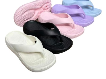 6964 女款纯色人字拖35-40