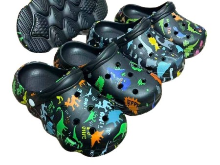 6968 儿童恐龙转印洞洞鞋140-210