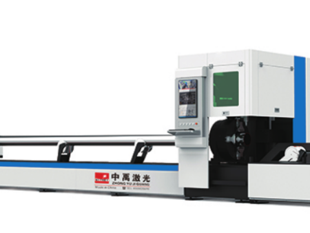 两卡盘光纤激光管材切割机