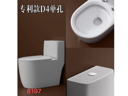 8197专利单孔马桶