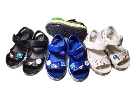 6979 儿童鱼嘴围边凉鞋24-35